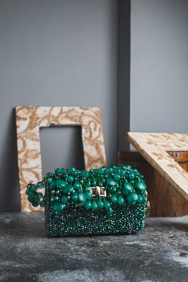 Sparkling Emerald Bag