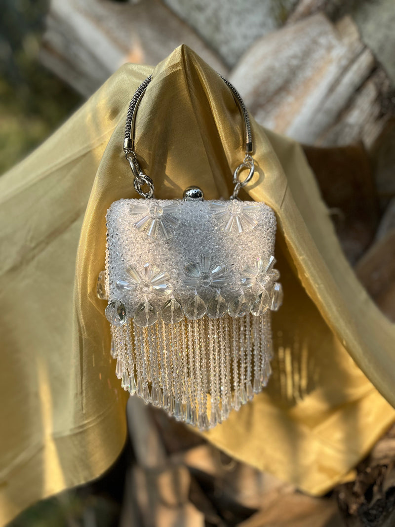 White Tassel Bag